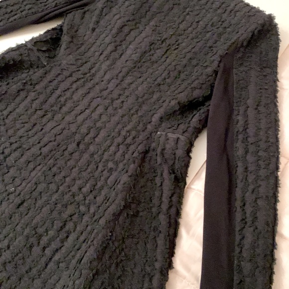 BCBG Black Long Coat - Picture 12 of 16